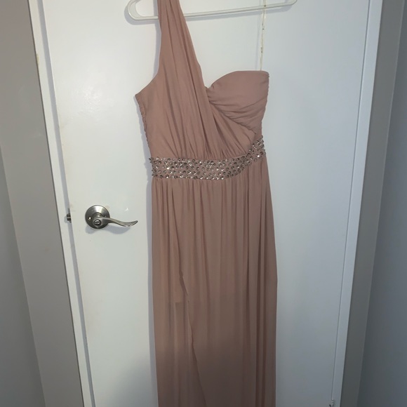 YAYA Floor length one-shoulder dress - Picture 1 of 6